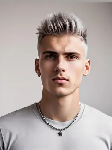 Grey skin fade spiky texture haircut for male | Hairpaca
